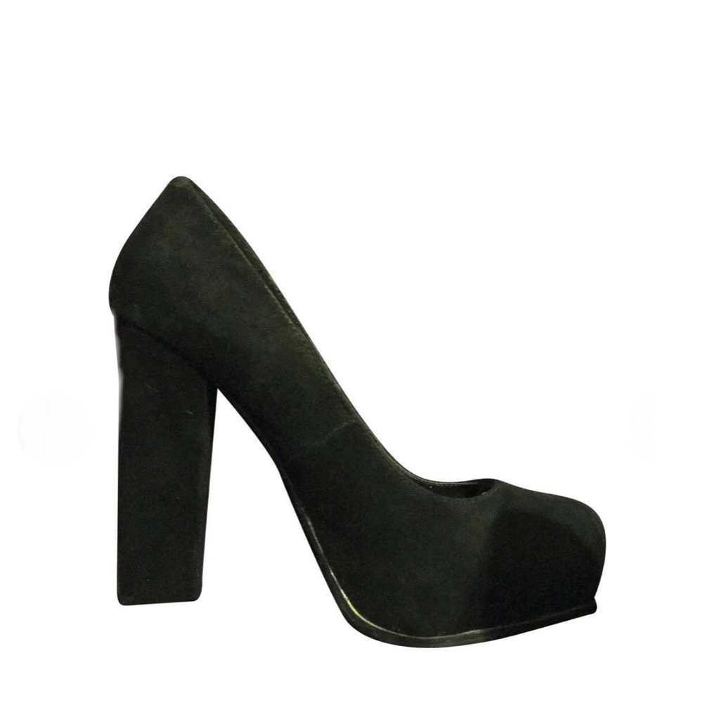 Steve Madden micro suede platform heels NWOT